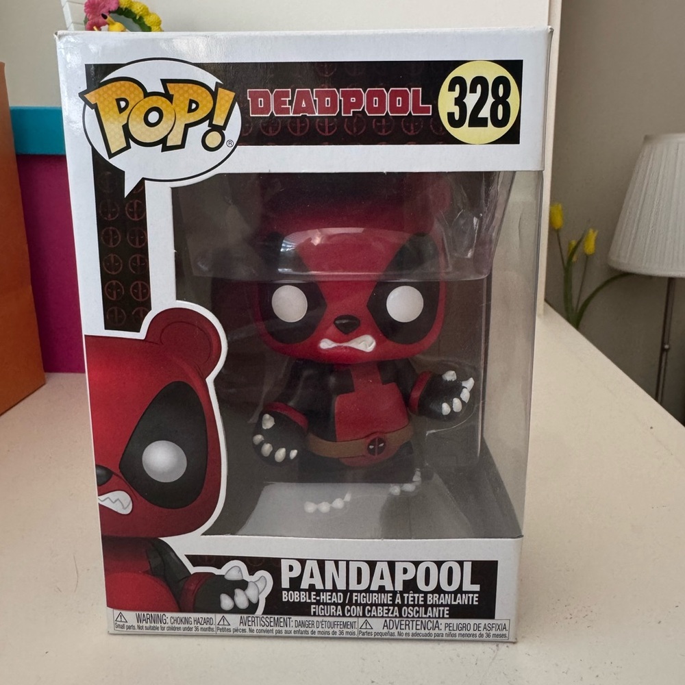 Funko Pop! Deadpool Pandapool Red and Black Figure